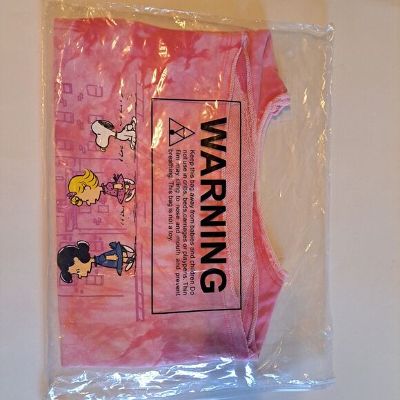 Appaman X Peanuts Kids Girl's Pink Long Sleeve Slouchy Graphic Sweatshirt Sz 4T - Picture 4 of 6